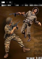 1/35 resin figure model kit Vietnam War 2 US soldiers unassembled unpainted