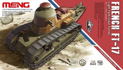 MENG ''Model 135 French FT-17 Light Tank Turret Cast Kit Multicolor