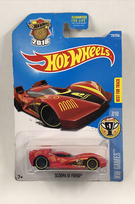 2016 Hot Wheels Scoopa Di Fuego #237/250 [Red] HW Games 7/10 | eBay