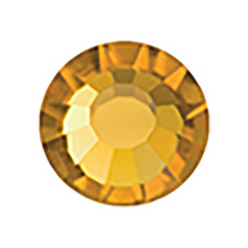 Preciosa VIVA 12 - Topaz 10070 Style 2150 NO Hotfix Flatback Crystals 1 Gross