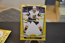 O pee chee hockey 2024-25 Yellow Border Parallel #75 Michael Amadio Vegas Golden