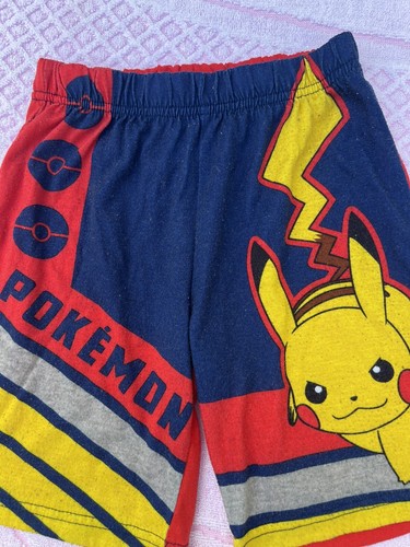Pokémon Boys Pajama Shorts Size 4/5 - Picture 2 of 7