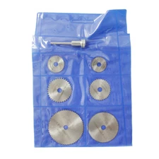 7/6pc HSS Saw Disc Set Wheel Cutting Blades Mini For Grinderl Drill & Rotary Kit