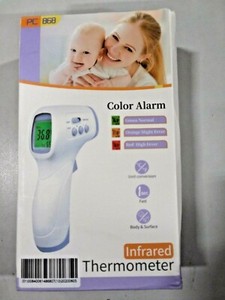Infrared Forehead Thermometer, Non Contact: Digital 