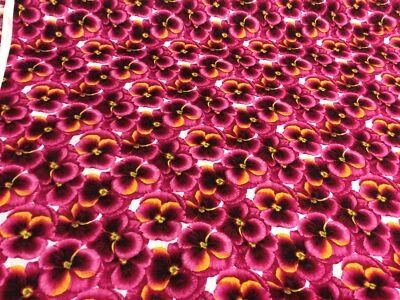 Fabric Freedom F-557 Pansy Bright 100% Cotton
