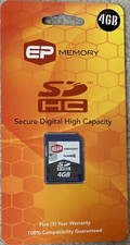 EP MEMORY SDHC Card 4GB Brand New
