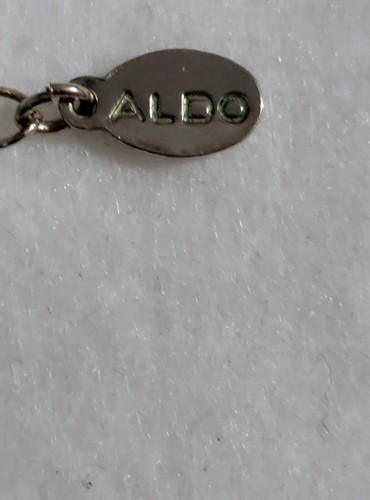 Aldo Multi Strand Twist Necklace Link Chain Statement Necklace-19 in W/ 3 in EXT - Picture 5 of 5