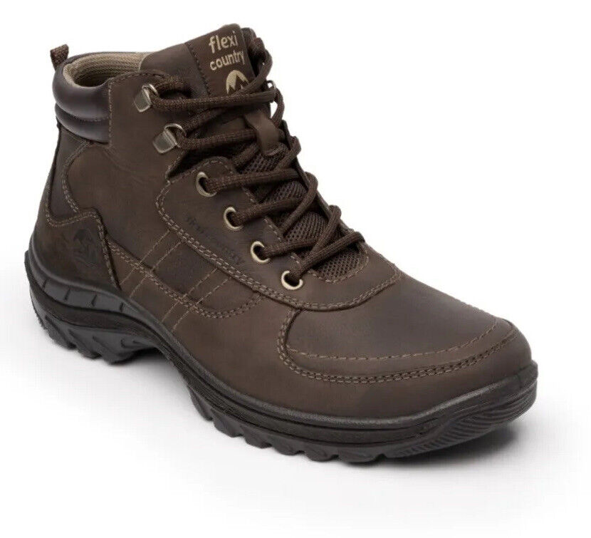 ZAPATOS FLEXI. Men's Flexi Country Outdoor Boot With Grained ZAPATOS FLEXI. Men's Flexi Country Outdoor Boot With Grained