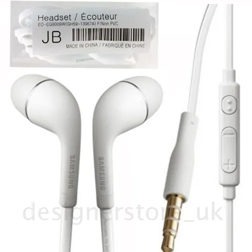 droefheid sap Rationalisatie Headphones For Samsung Galaxy J6 A6 Earphones S9 Note 8 Handsfree In-Ear J3  S5 | eBay