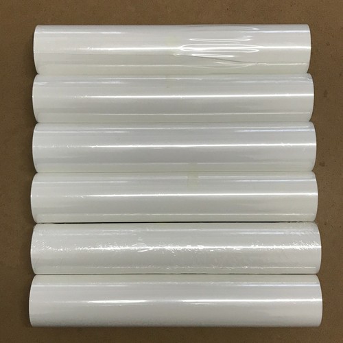 6 Rollen 12 Zoll x 5 Fuß 12 Fuß weiß HTV Bügelbild Wärmeübertragung Vinyl für T-Shirt Taschen - Bild 1 von 10