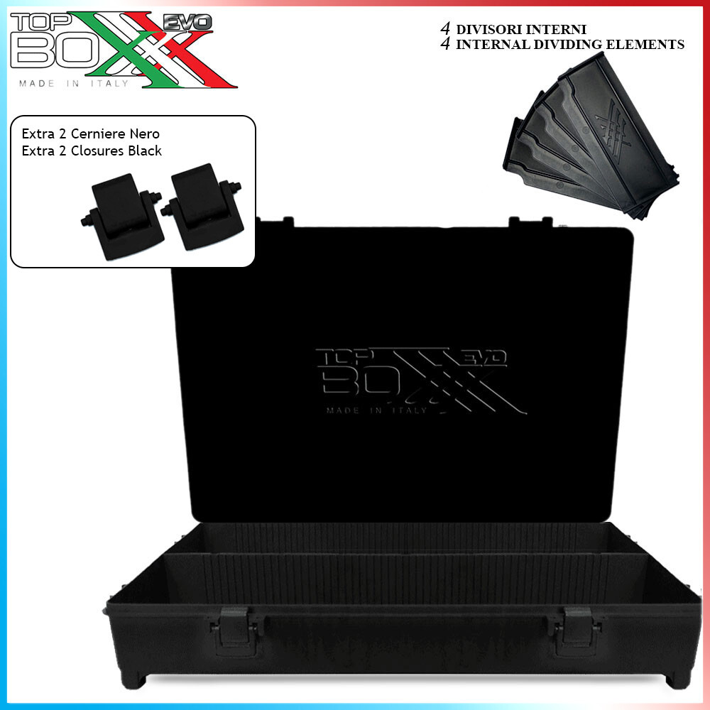 Evo3pod Top box cassoni surf universale pesca mare completo con divisori CSPG Evo3pod Top box cassoni surf universale pesca mare completo con divisori CSPG
