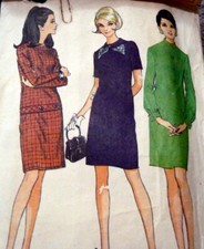 LOVELY VTG 1960s DRESS McCALL Sewing Pattern 12/32