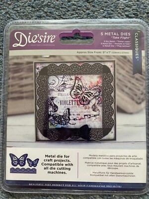 DIESIRE CRAFTERS COMPANION 5 METALLSTANZEN CLASSIQUES TAKE FLIGHT SCHMETTERLINGE