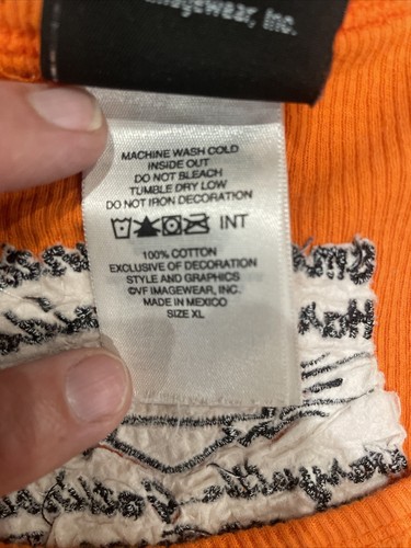 Camiseta sin mangas Harley Davidson Smokey Mountain Harley naranja mediana XL para mujer - Imagen 4 de 13