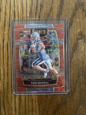 2022 Panini Select Draft Picks Red Lazer Sam Howell #3 RC