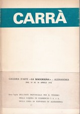Carlo Carrà Ausstellung in Alexandria 1976 X. Todestag La Maggiolina