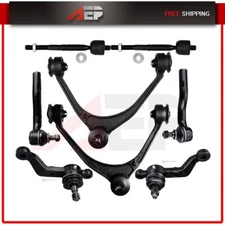 8 NEW PC Complete Front Control Arm Ball Joint Tie Rod End Suspension Kit