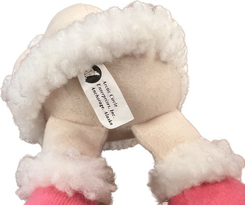 Polarkreis Stoff Eskimo Mädchen Puppe 9 Zoll Ankerplatz Alaska Plüsch Stofftier - Bild 8 von 11