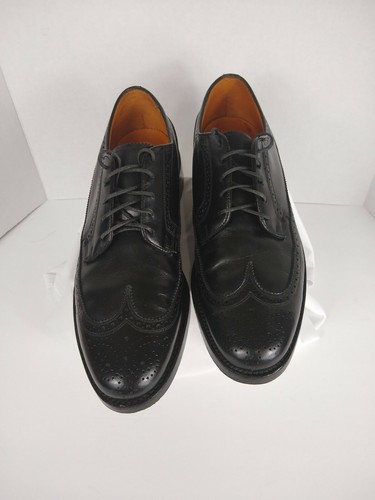 Florsheim Wingtip Shoes Mens US:9.5 C UK:8.5 Flexible Fibre Insole Black Lace-up - Picture 7 of 12