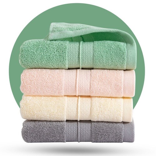 33x72cm 100% Cotton Solid Color Home Soft Absorbent Bathroom Adult Hand Towel - Picture 2 of 14
