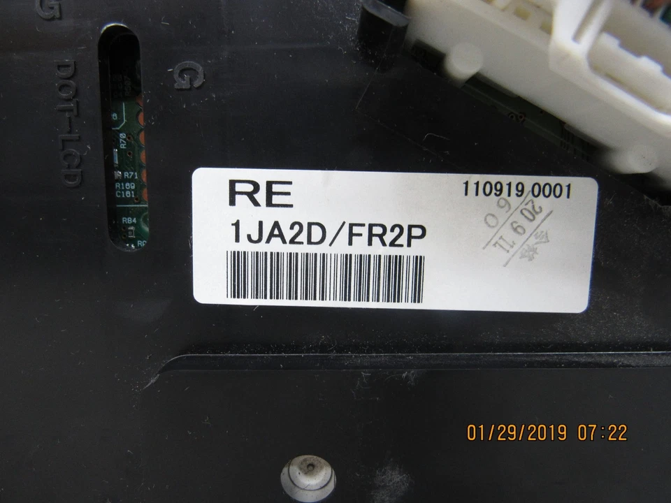 Lexus Rx350 2008 2009 velocímetro medidor unidad clúster kilometraje desconocido Foto 4 de 4