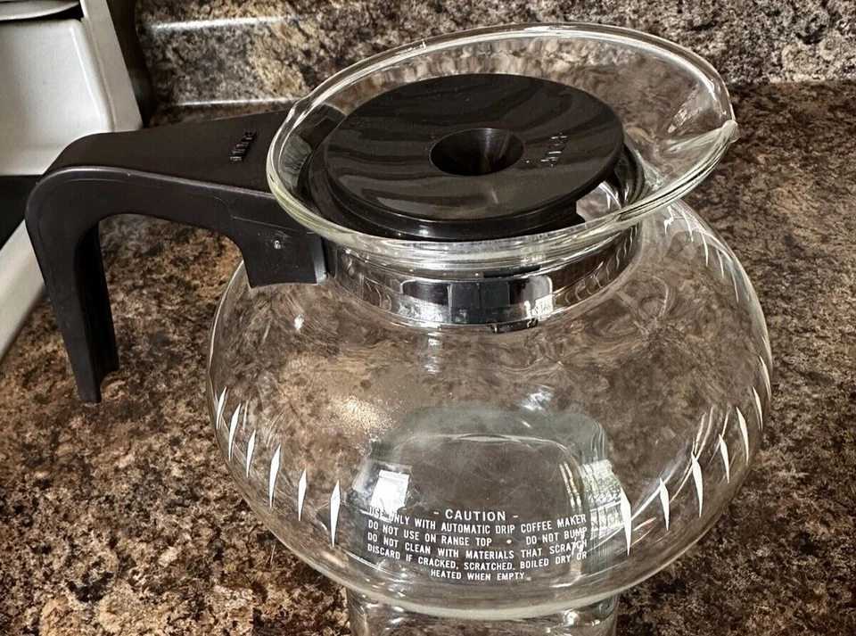 Jarra cafetera de repuesto vintage Bunn Easy Pour 6 tazas negra Foto 4 de 4