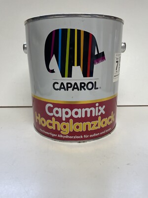 (8,30 /L) Caparol Capamix Hochglanzlack Farbton GELB Basis 7 Inhalt 3 L