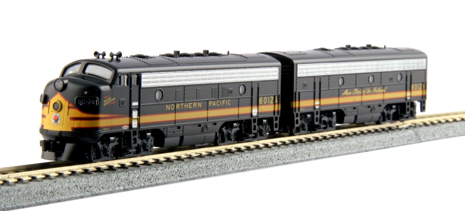 Kato n 106 - 0422 0422 0422 North Pacific f7ab 's 60112a and 6012b DC 3a9