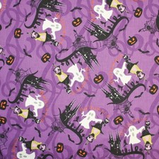 Carolina Creative Bandanna Witches  Ghosts Glow 22" x 22" Halloween Fall