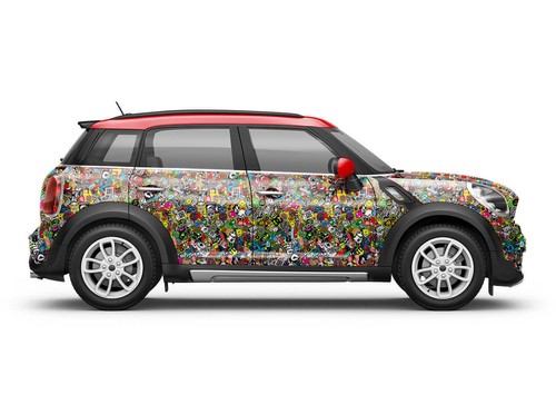 Skate Stickerbomb Auto-Folie 100x150cm Luftkanäle, Car-Wrapping, Marken & Logos - Bild 6 von 9