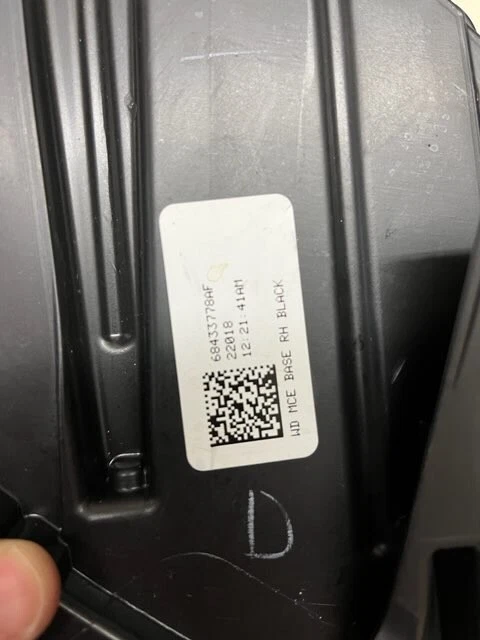 Faro derecho negro Dodge Durango OEM 68433778AF Foto 3 de 4