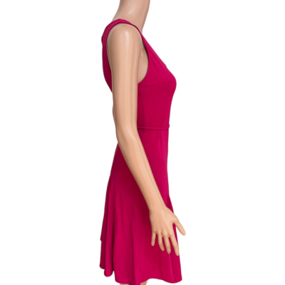 Lauren Ralph Lauren hot Pink fuchsia Sleeveless stretch cotton blend Dress  PXS | eBay