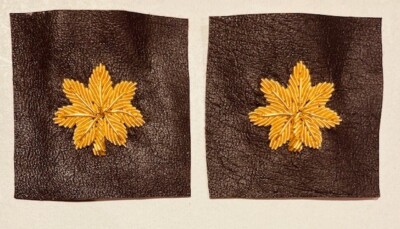 USA AIR FORCE BULLION MAJOR RANK INSIGNIA'S FOR LEATHER JACKETS - CP HAND MADE