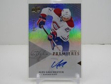 ALEX GALCHENYUK 2013-14 UD TRILOGY ROOKIE PREMIERES AUTOGRAPH AUTO! RC! #33/699!