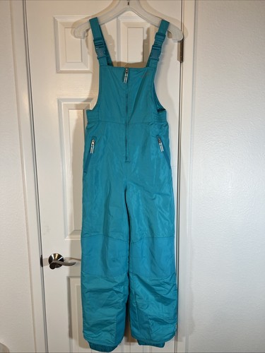 C9 Champion Kids Girls Youth Size L 10-12 Snow Pants Bib Overalls Teal Outerwear