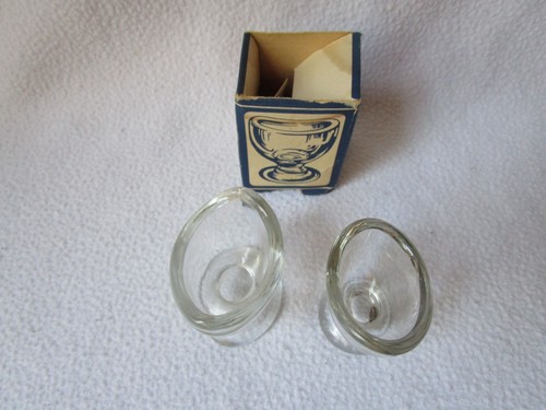 2 verschiedene alte Augenbadewannen Augenbadewanne Augenglas Pressglas Augenbad. - Picture 2 of 5