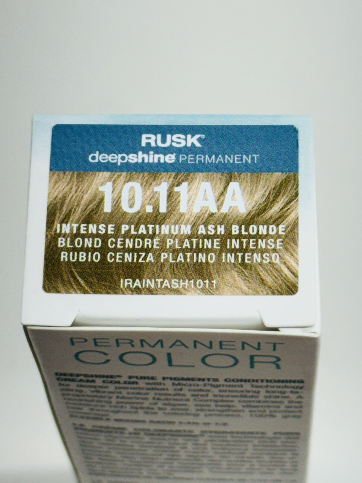 2 PACK Rusk Deepshine Pure Pigments Conditioning Cream Color 10.11AA 3.4 Oz