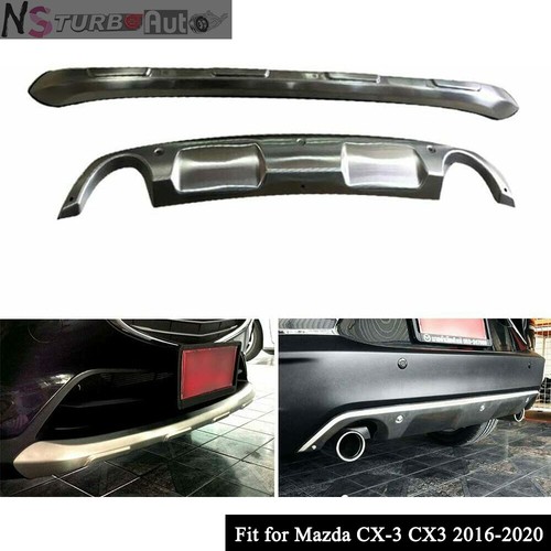 Front Rear Bumper Board Skid Plate Bar Guard Fits for Mazda CX-3 CX3 2016-2023 - Picture 1 of 4
