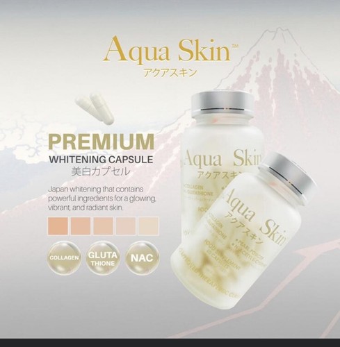 Aqua Skin Glutathione 60 Capsules Best Seller - Picture 8 of 16