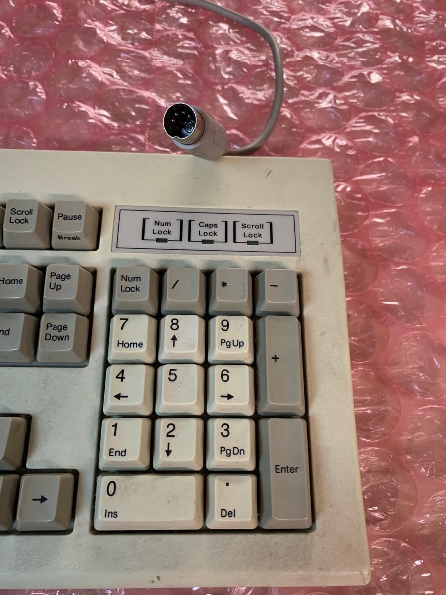 CHICONY E8HKB-5311 KEYBOARD Vintage AT 5 PIN Connector Membrane