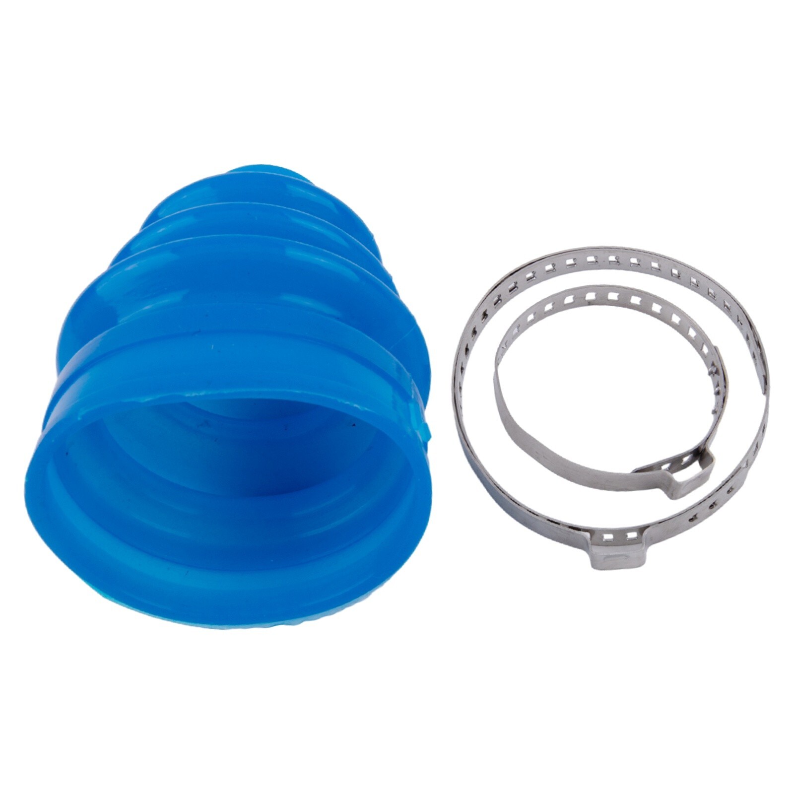 Universal Blue Outer CV Joint Stretchy Flexi CV Boot Gaiter Clamp Clip