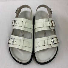 Birkenstock New w/ Box Cannes White Natural Leather Exquisite Narrow Select Size