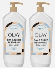 2 Olay Day Night Restoring Body Lotion 24hr Hydration Absorbs Instant