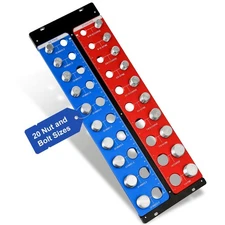 Nut and Bolt Thread Checker 42 Bolt and Nut Sizer Thread Gauge 19 Standard an...