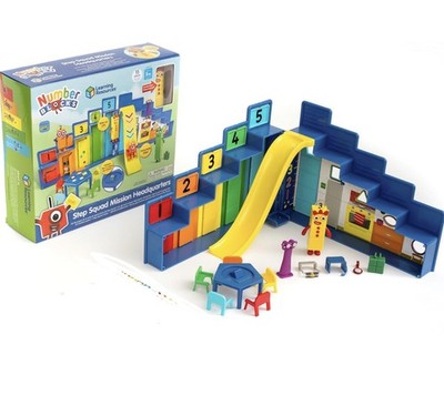 Learning Resources Zahlenblöcke Step Squad Mission Hauptquartier Deluxe Spielset *
