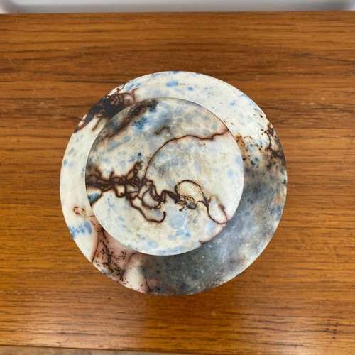 Raku Studio Pottery Lidded Pot Urn Vase Signed John Scott Sourdust Pottery H6" - Picture 14 of 16