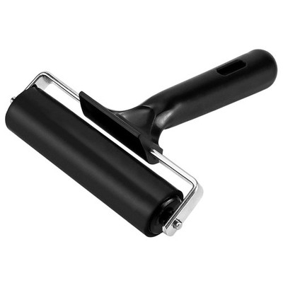 Printmaking Brayers，Rubber Roller, Brayer Ideal for Anti Skid Tape Black
