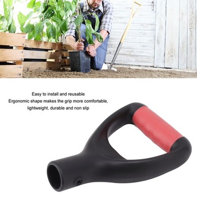 White 3.2cm Shovel Handle Ergonomic Design Multifunctional Rugged Shovel D Grip