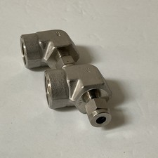Swagelok 316SS SS-400-8-8 Female Elbow 1/4  Tube Adapter X 1/2  Female NPT-each