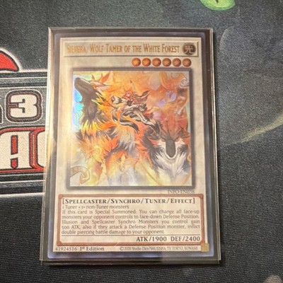 YuGiOh! INFO-EN038 Silvera Wolf Tamer White Forest 1st Edition Ultra Rare NM